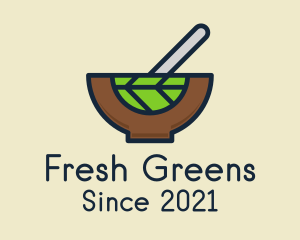 Vegan Salad Bowl logo design