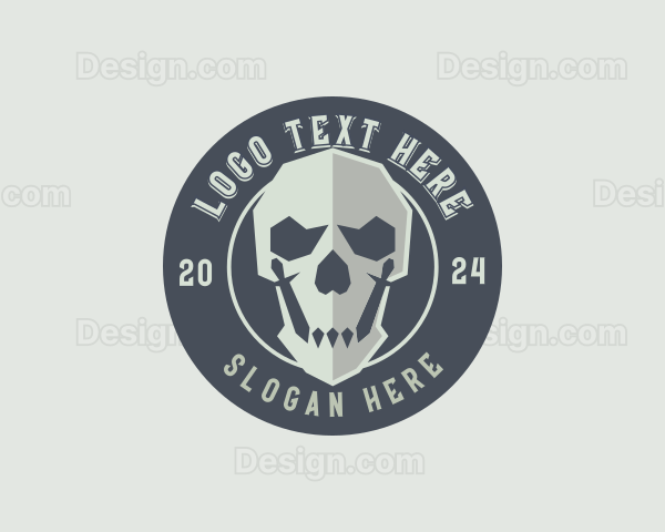 Skull Army Weapon Logo