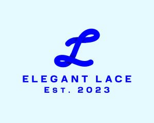 Simple Cursive Letter L logo