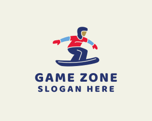 Winter Ski Athlete  logo