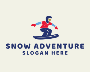 Winter Ski Athlete  logo