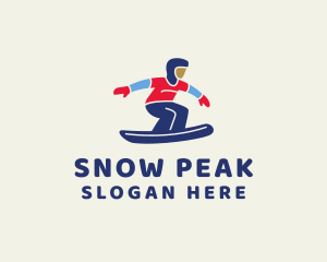 Winter Ski Athlete  logo