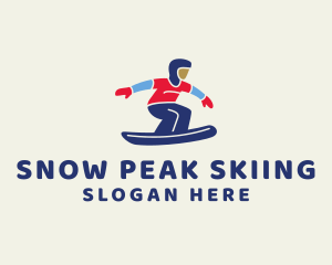 Winter Ski Athlete  logo