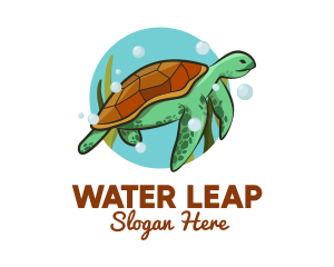 Wild Sea Turtle logo