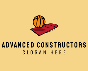 Sports Basketball Court   logo design