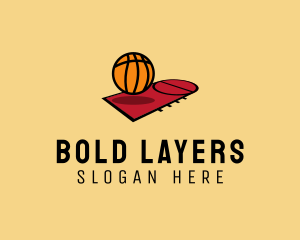 Sports Basketball Court   logo design