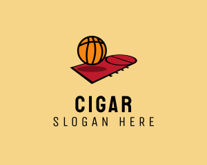 Sports Basketball Court   logo design