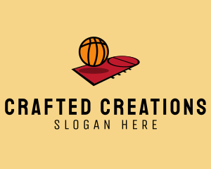 Sports Basketball Court   logo design