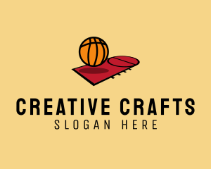 Sports Basketball Court   logo design