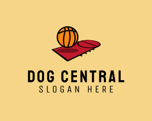 Sports Basketball Court   logo design