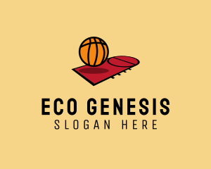 Sports Basketball Court   logo design