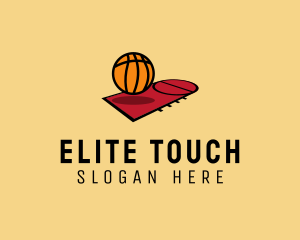 Sports Basketball Court   logo design