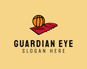 Sports Basketball Court   logo design