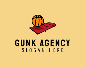 Sports Basketball Court   logo design