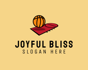 Sports Basketball Court   logo design