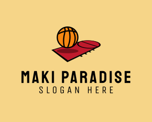 Sports Basketball Court   logo design