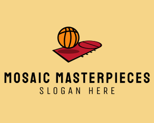 Sports Basketball Court   logo design