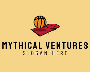 Sports Basketball Court   logo design