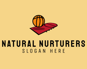 Sports Basketball Court   logo design