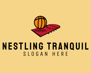 Sports Basketball Court   logo design