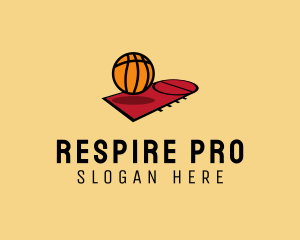 Sports Basketball Court   logo design