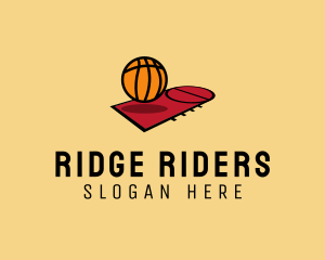 Sports Basketball Court   logo design