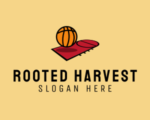 Sports Basketball Court   logo design