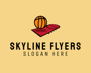 Sports Basketball Court   logo design