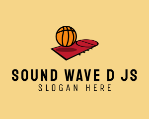 Sports Basketball Court   logo design