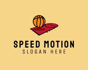 Sports Basketball Court   logo design