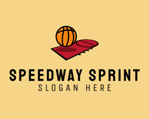 Sports Basketball Court   logo design