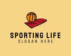 Sports Basketball Court   logo