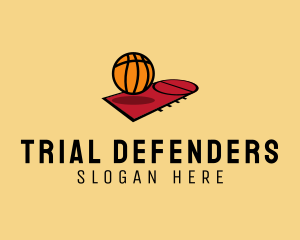 Sports Basketball Court   logo design