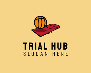 Sports Basketball Court   logo