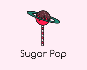 Sweet Lollipop Orbit  logo design