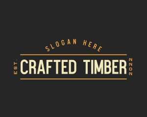 Retro Hipster Business logo design