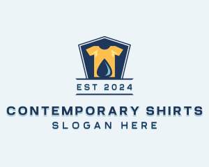 T-shirt Wash Laundry logo design