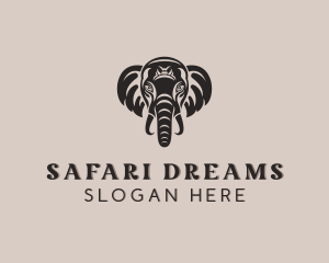 Elephant Safari Zoo logo design