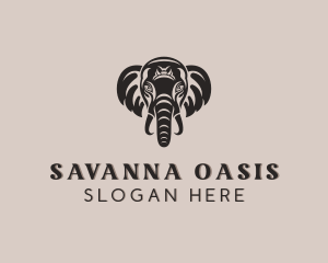 Elephant Safari Zoo logo design