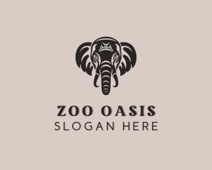 Elephant Safari Zoo logo design