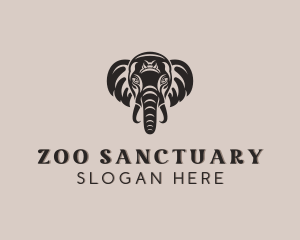 Elephant Safari Zoo logo design