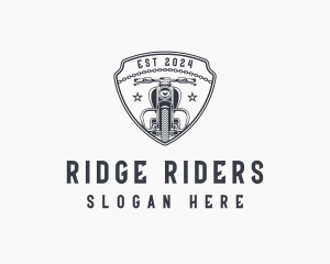 Chain Motorcycle Shield  logo design