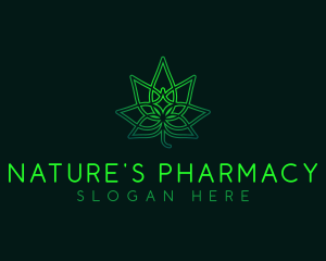 Marijuana Cannabis Leaf logo