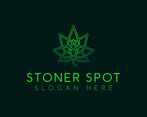 Marijuana Cannabis Leaf logo