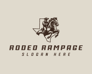 Texas Cowboy Rodeo logo design