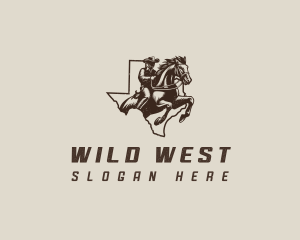 Texas Cowboy Rodeo logo design