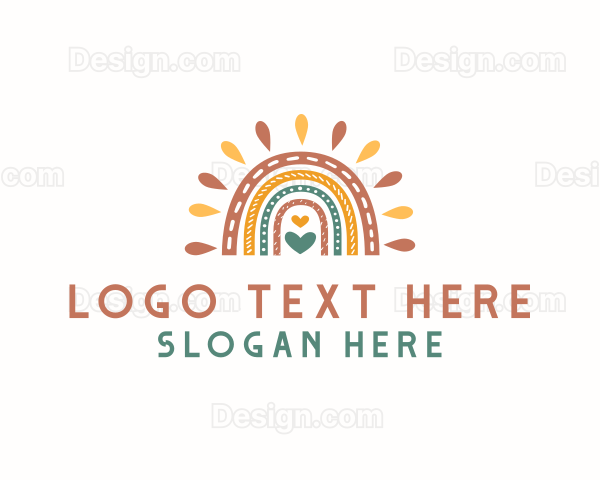 Creative Scandinavian Rainbow Logo