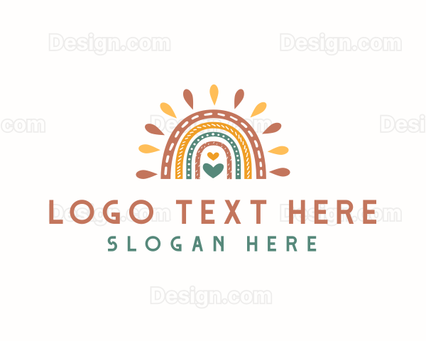 Creative Scandinavian Rainbow Logo