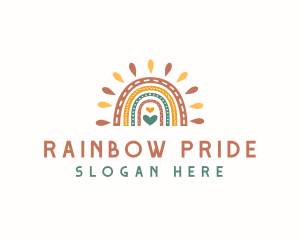 Creative Scandinavian Rainbow logo design