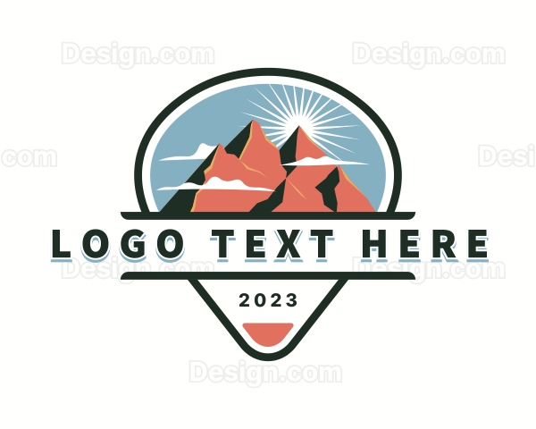 Mountain Travel Adventure Logo